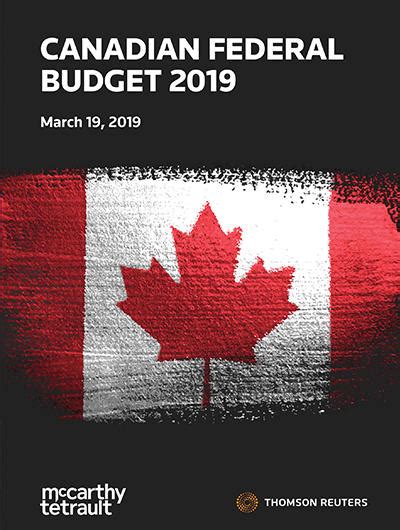 canada budget 2019